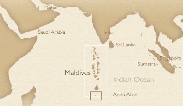 Где находится мальдивы в какой стране карта
