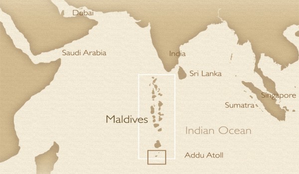 Где-находятся-Мальдивы-на-карте