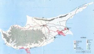 Остров Кипр на Карте Мира Находится
